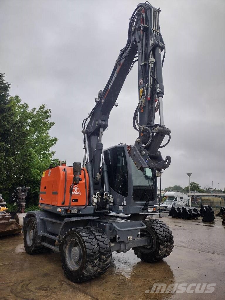 Atlas 175WSR Kurzheck OilQuick OQ70-55 DC2-Steuerung Escavadeiras de rodas