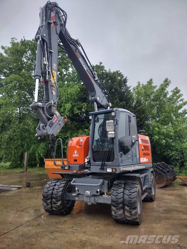 Atlas 175WSR Kurzheck OilQuick OQ70-55 DC2-Steuerung Escavadeiras de rodas