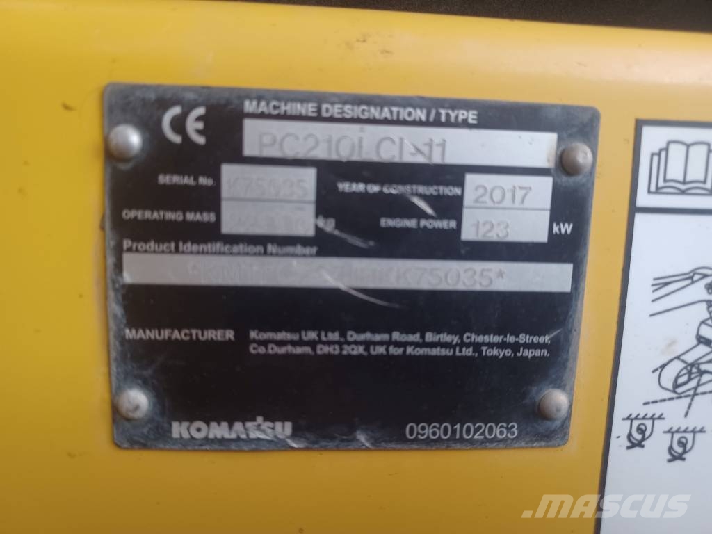 Komatsu PC 210 LCi-11 / Komatsu PC 210 LC-11 Rupsgraafmachines