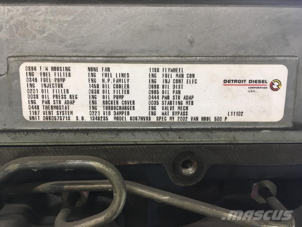 Detroit Diesel 6067-HVX8 USED 发动机
