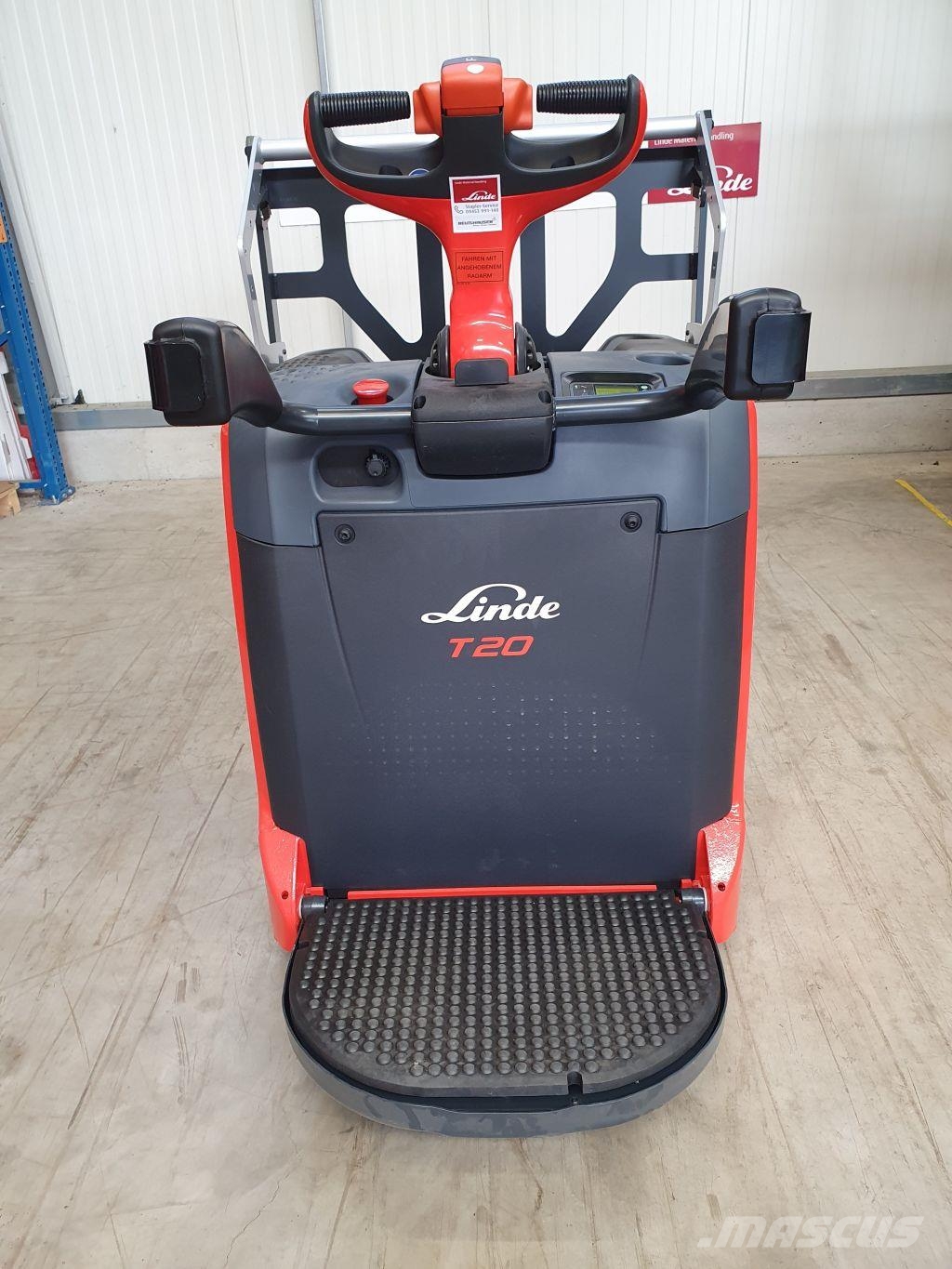 Linde T20AP lang Παλετοφόρα πεζού χειριστή με ιστό