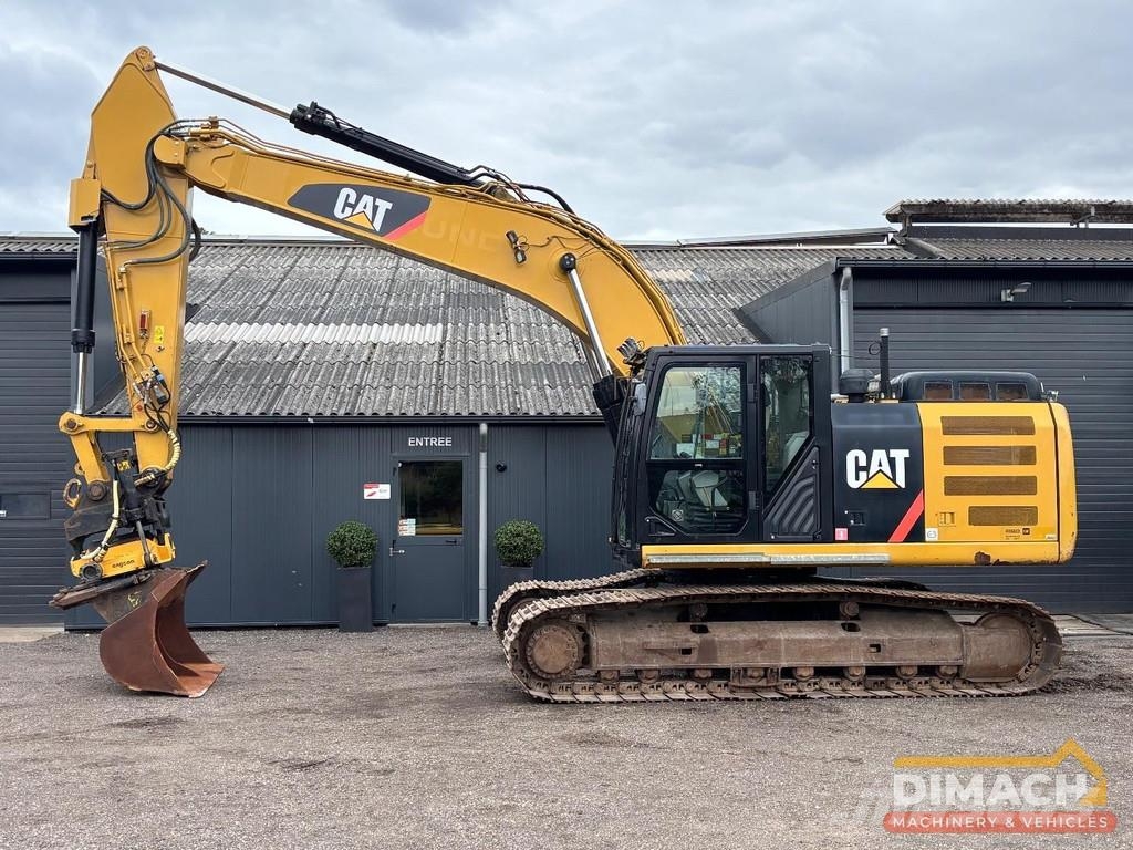 CAT 324EL Mono boom - CE - Engcon with grapple - Air c 履帶式 挖土機/掘鑿機/挖掘機