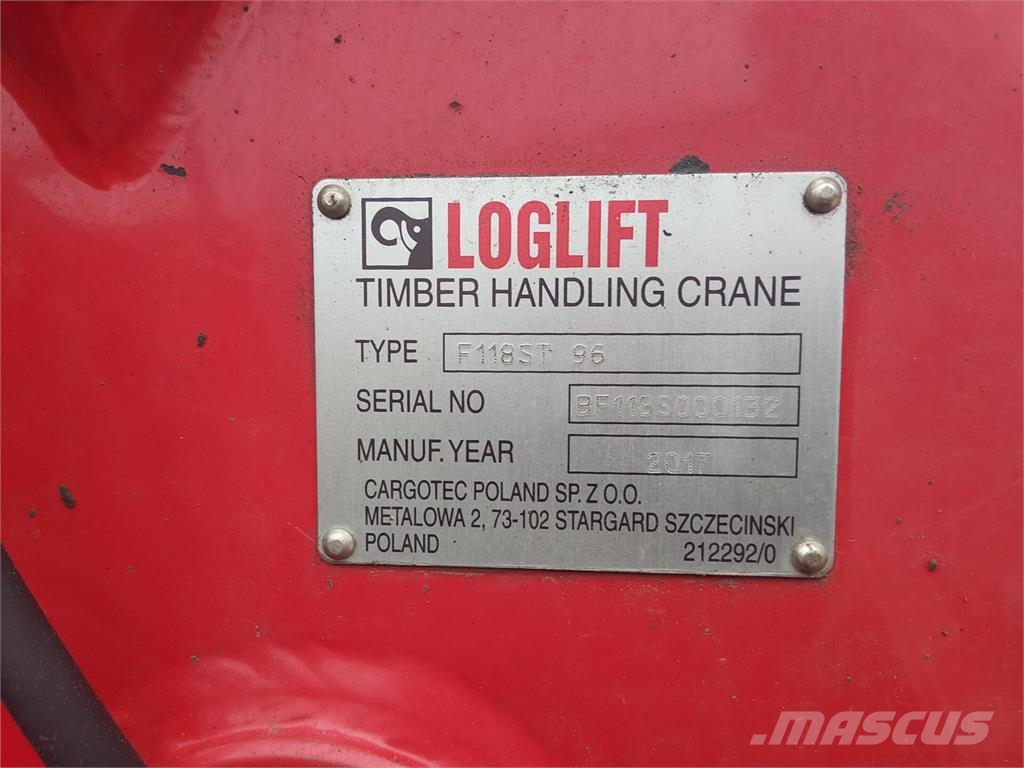 Loglift 118S Lesnícke žeriavy
