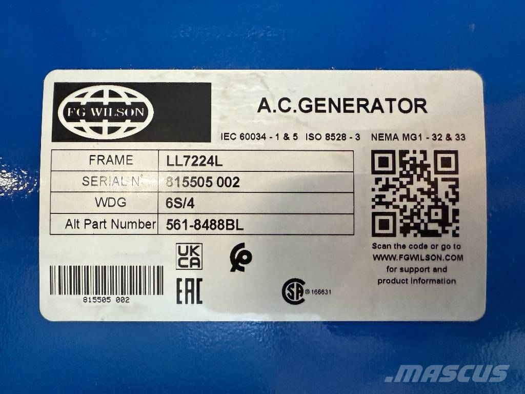 FG Wilson P850-1 - 850 kVA Open Genset - DPX-16024-O Dieselgeneratorer