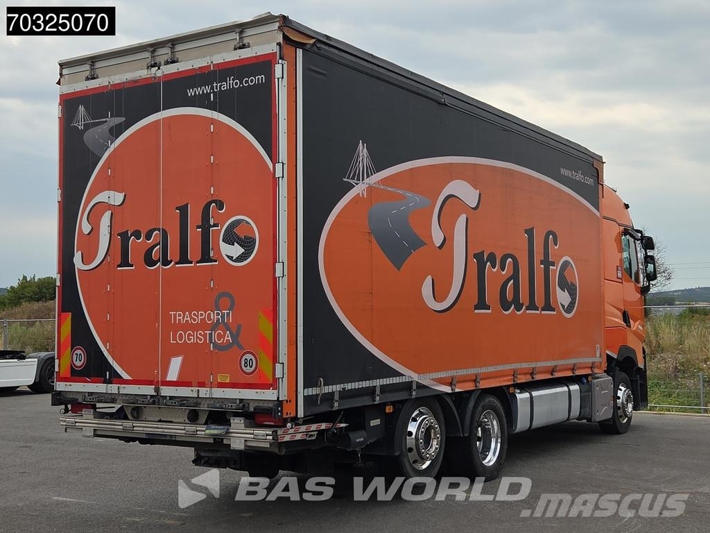 Renault T 480 T 6X2 Retarder Lift Axle Full Air 2000kg Lad Camiones de caja de lona