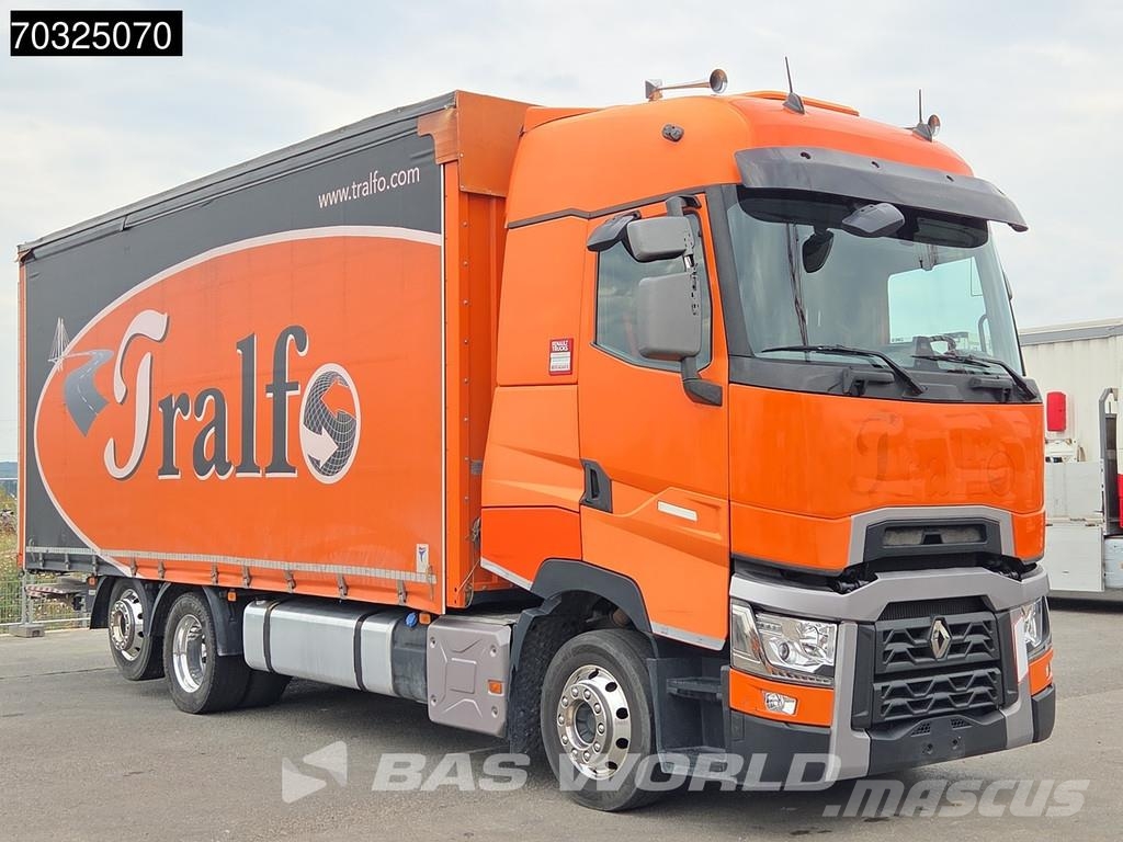 Renault T 480 T 6X2 Retarder Lift Axle Full Air 2000kg Lad Camiones de caja de lona