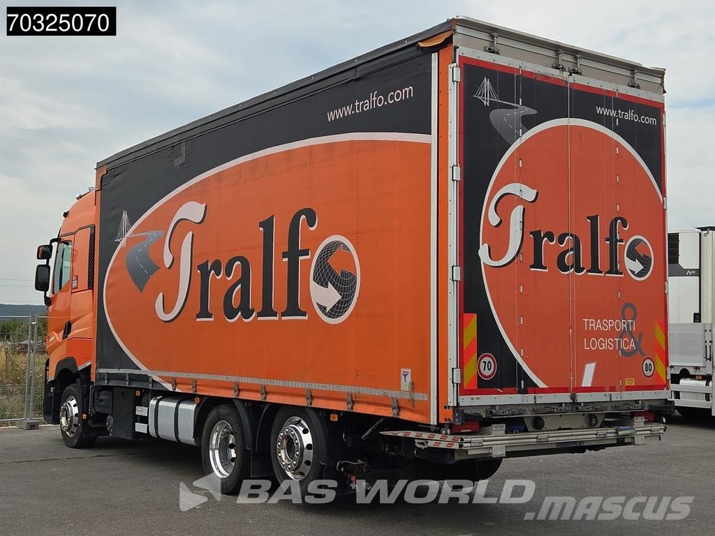 Renault T 480 T 6X2 Retarder Lift Axle Full Air 2000kg Lad Camiones de caja de lona