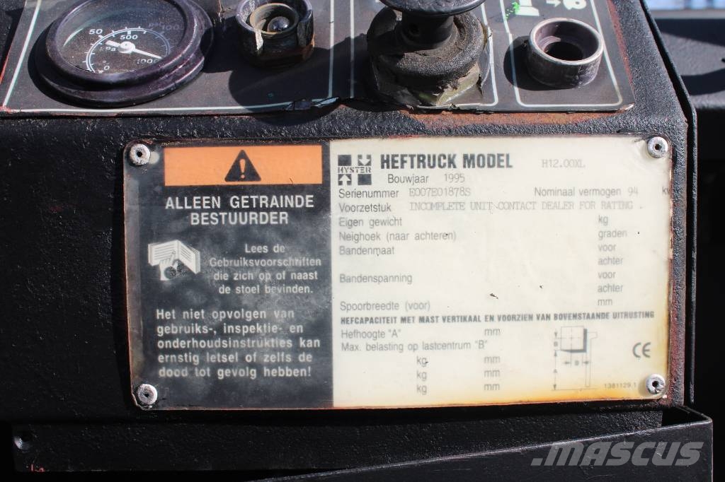 Hyster H 12.00 XL شاحنات الديزل
