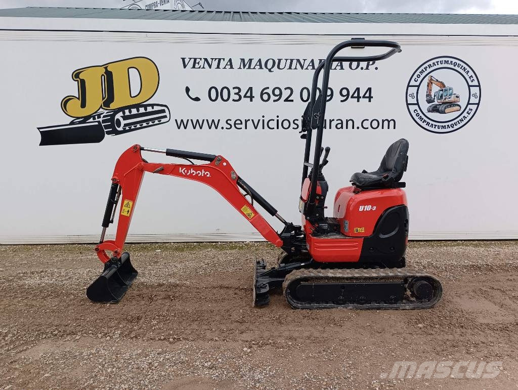 Kubota U 10-3 Minigraafmachines < 7t