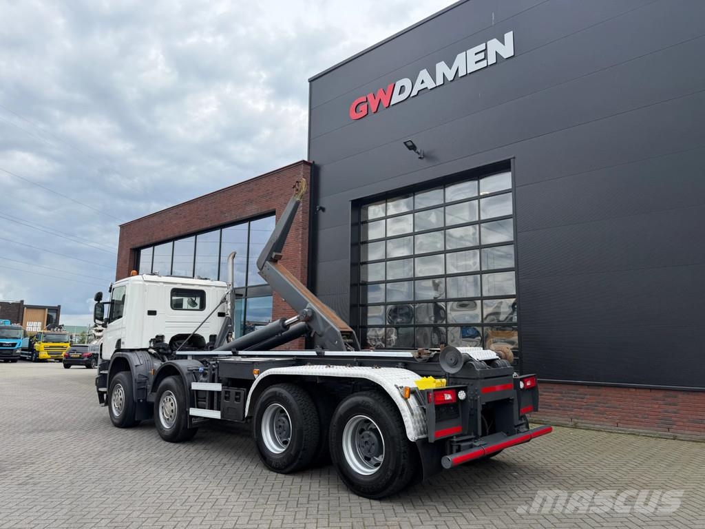 Scania P450 8x4 Hooksystem Euro 6 148.000 km Rol kiper kamioni sa kukom za podizanje tereta