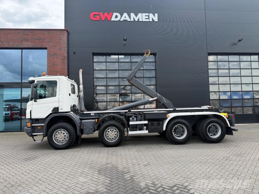Scania P450 8x4 Hooksystem Euro 6 148.000 km Rol kiper kamioni sa kukom za podizanje tereta