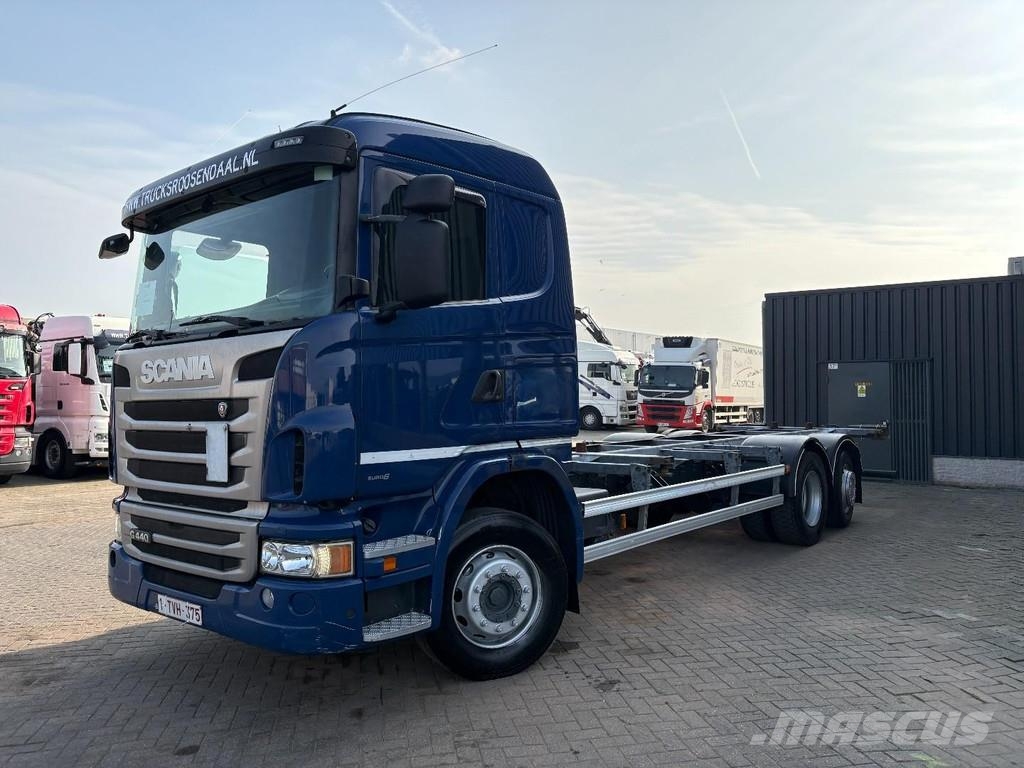 Scania G 440 + 6X2 STEERING + EURO 5 Camion cabina sasiu