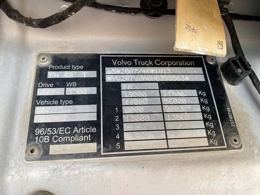 Volvo FH 460 / I-Save 1er Main endommagé Trekkvogner