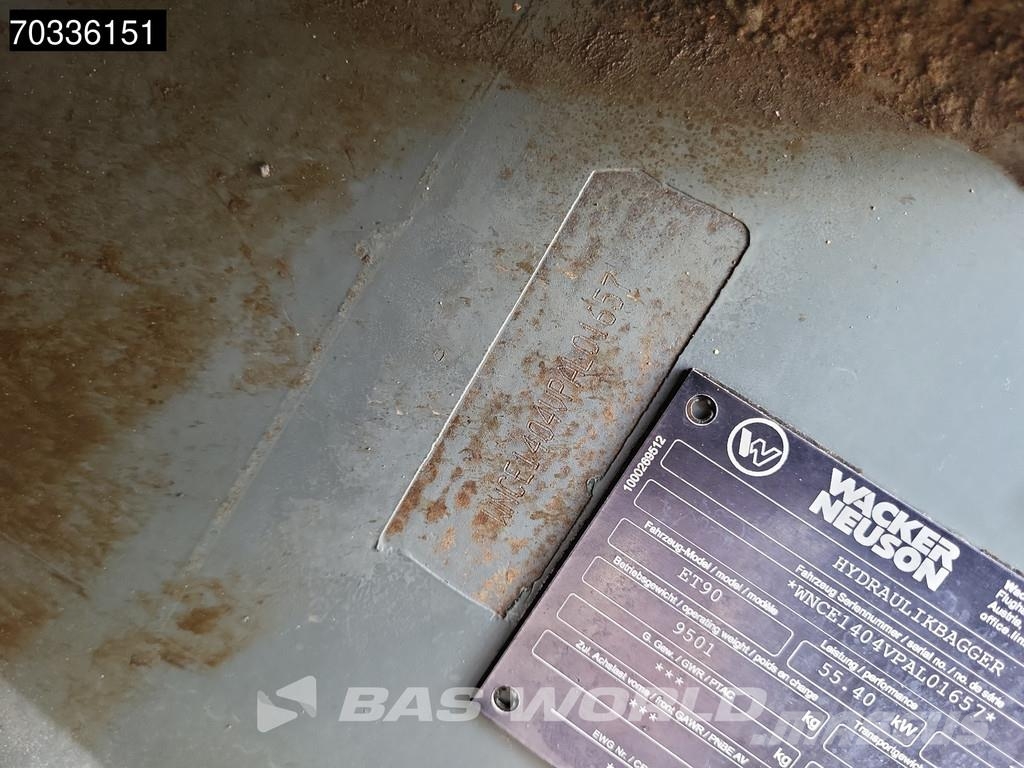 Wacker Neuson ET90 ET90 A/C Miniescavatori
