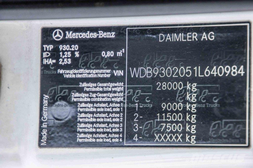 Mercedes-Benz ACTROS 2544-MP3+MAGYAR-INOX-18.200L+6COMP Camiones cisternas