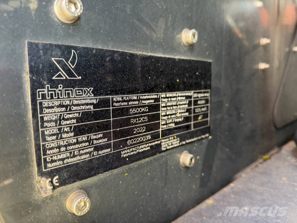 Rhinox RX 12 CS Telescoophoogwerkers