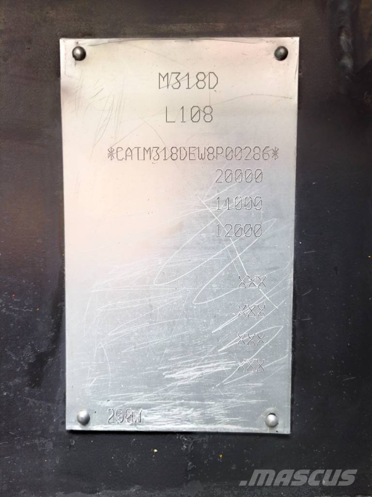 CAT M 318 D Wielgraafmachines