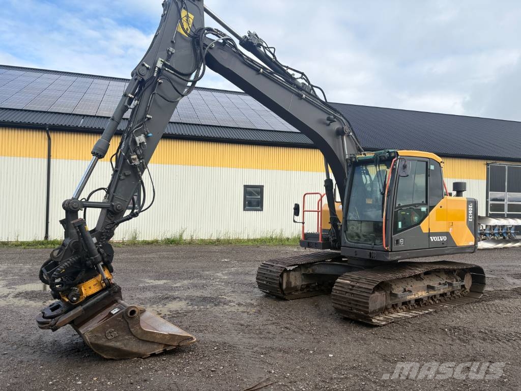 Volvo EC140EL grävmaskin, rototilt med gripkassett Roomikekskavaatorid