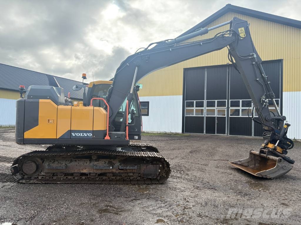Volvo EC140EL grävmaskin, rototilt med gripkassett Roomikekskavaatorid