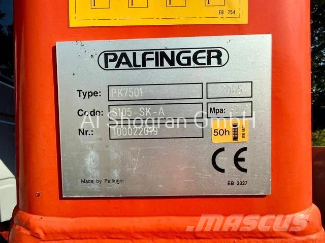 Iveco ML 120 E18 / Palfinger PK7501 /Euro3 Camiones grúa