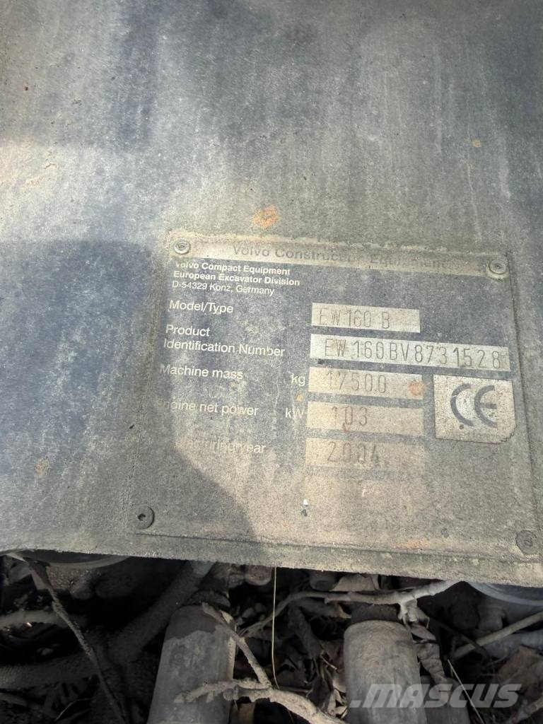 Volvo EW 160 B حفارات بعجل