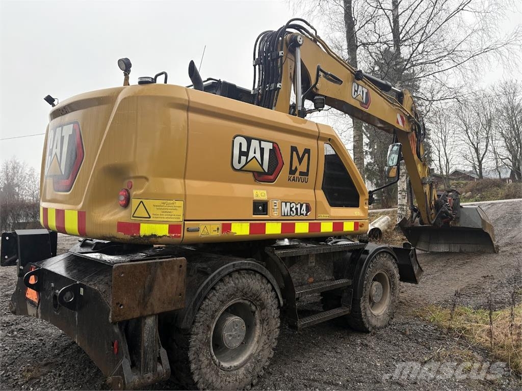 CAT M314 Bagri na kolesih