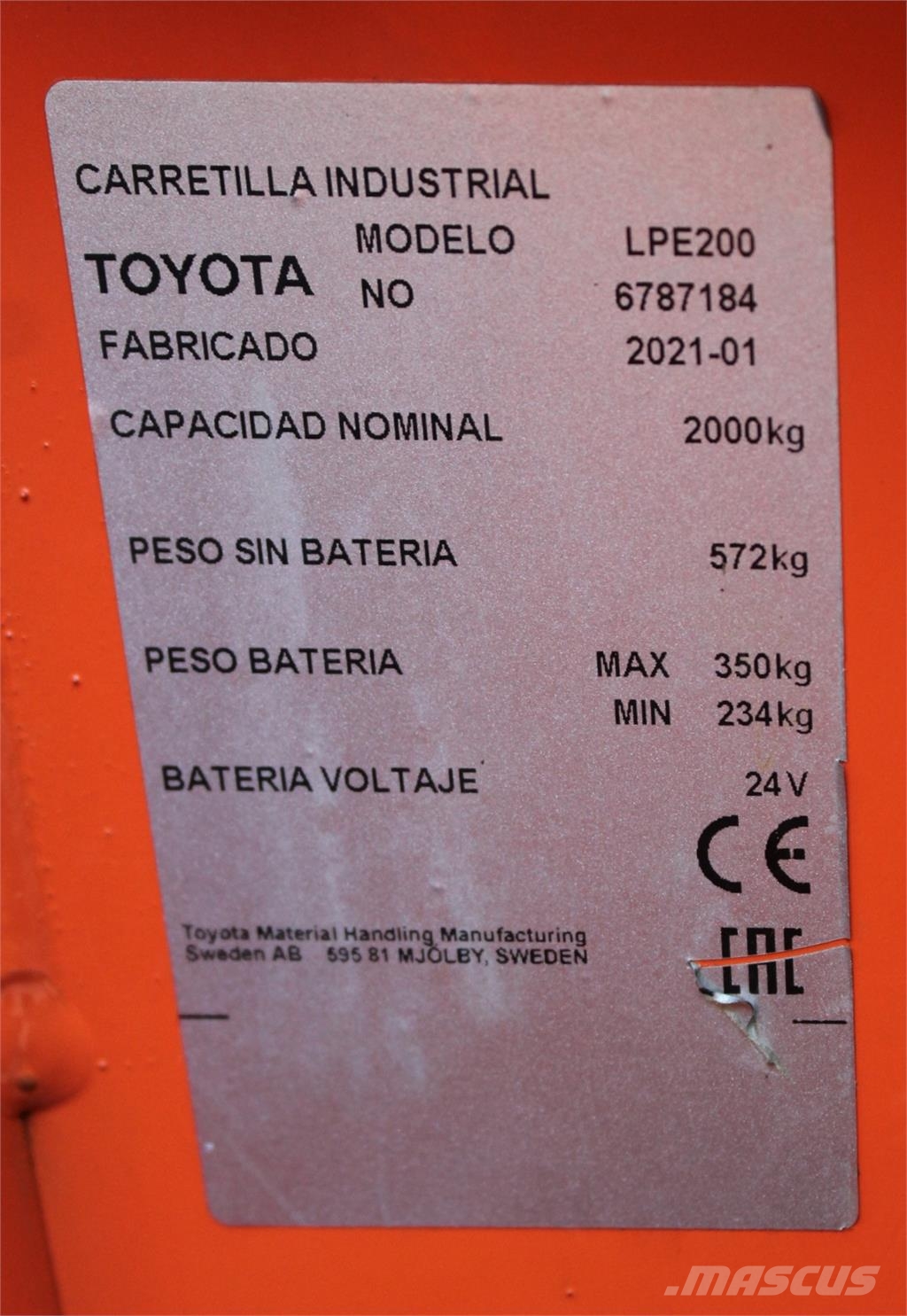 BT LPE200 Porta-paletes com plataforma