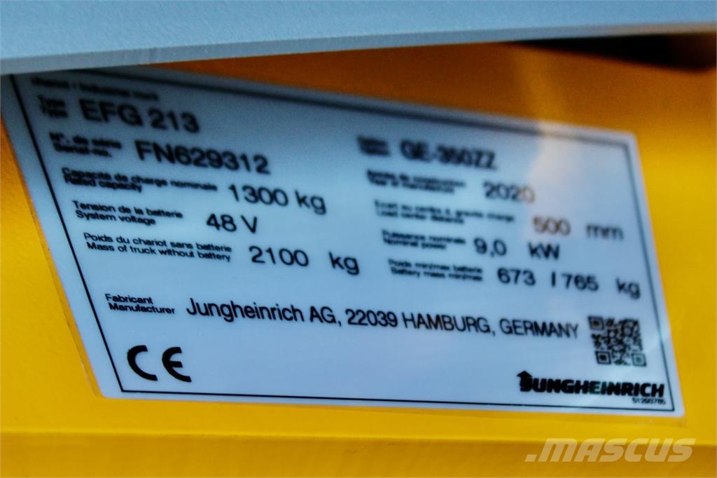 Jungheinrich EFG 218 440 DZ LI-ION Elektrische heftrucks