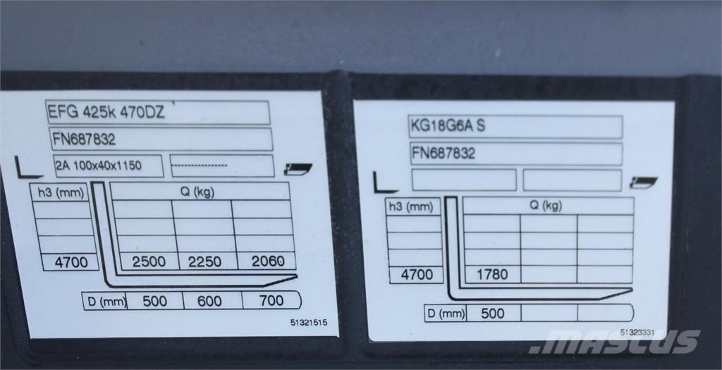 Jungheinrich EFG 425 470 DZ Электропогрузчики