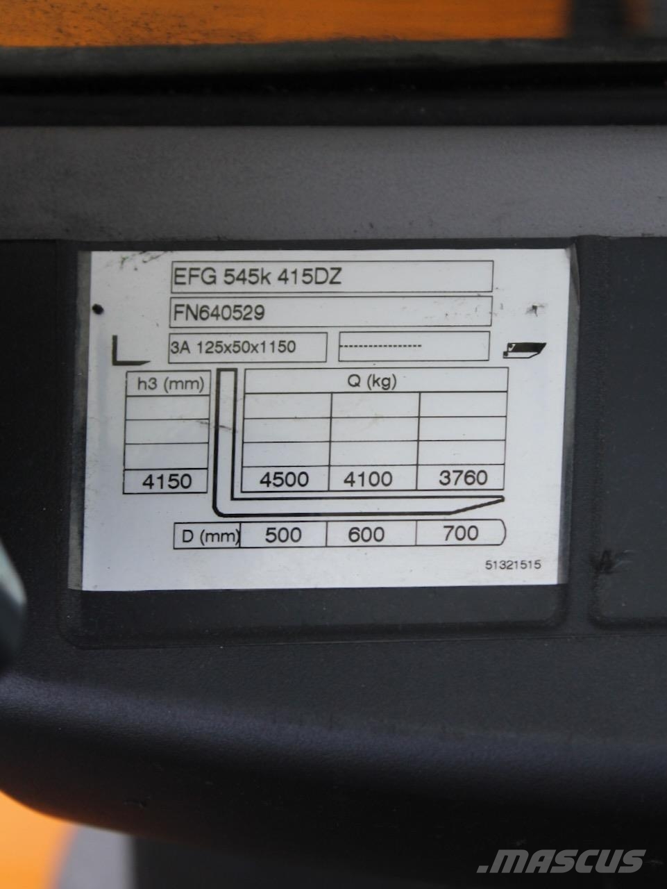 Jungheinrich EFG 545k 415 DZ شاحنات ذات رافعات شوكية تعمل بالكهرباء