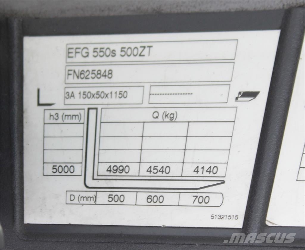 Jungheinrich EFG 550 500 ZT Electric forklifts