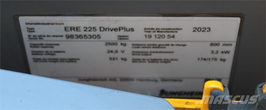 Jungheinrich ERE 225 LI-ION ローリフトとプラットフォーム