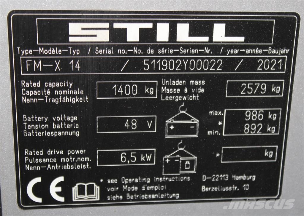 Still FM-X14 Viljuškari sa pomičnim stupom