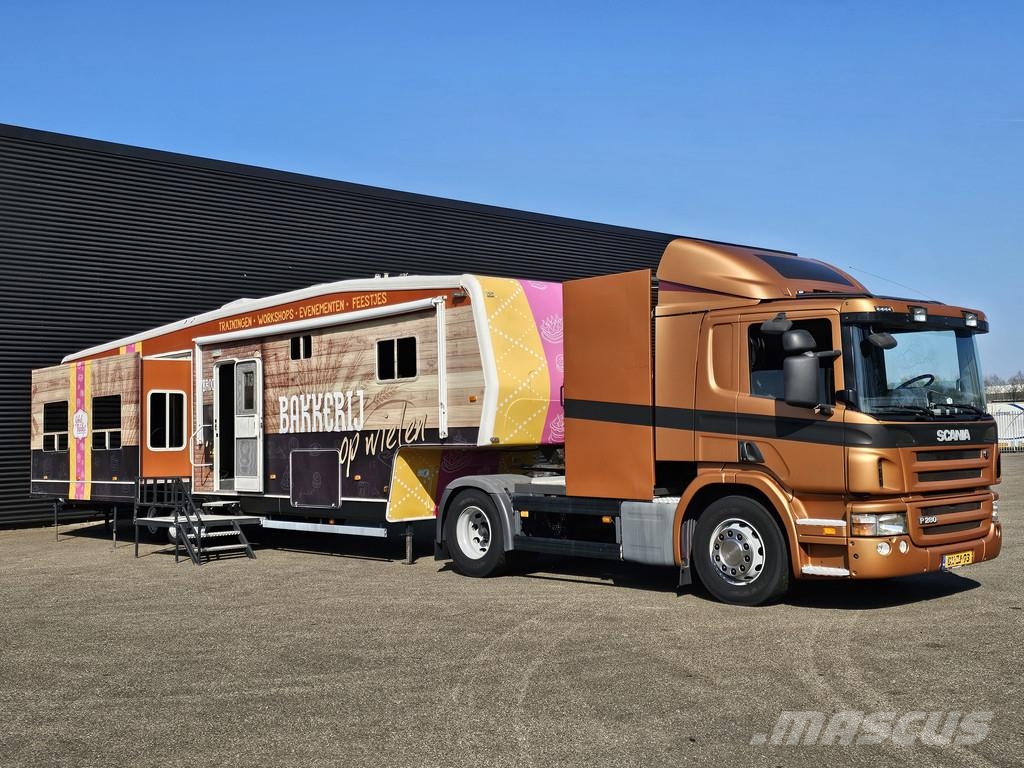 Scania 2 X SLIDE OUT / CAMPER / WOHNMOBIL Други полуремаркета