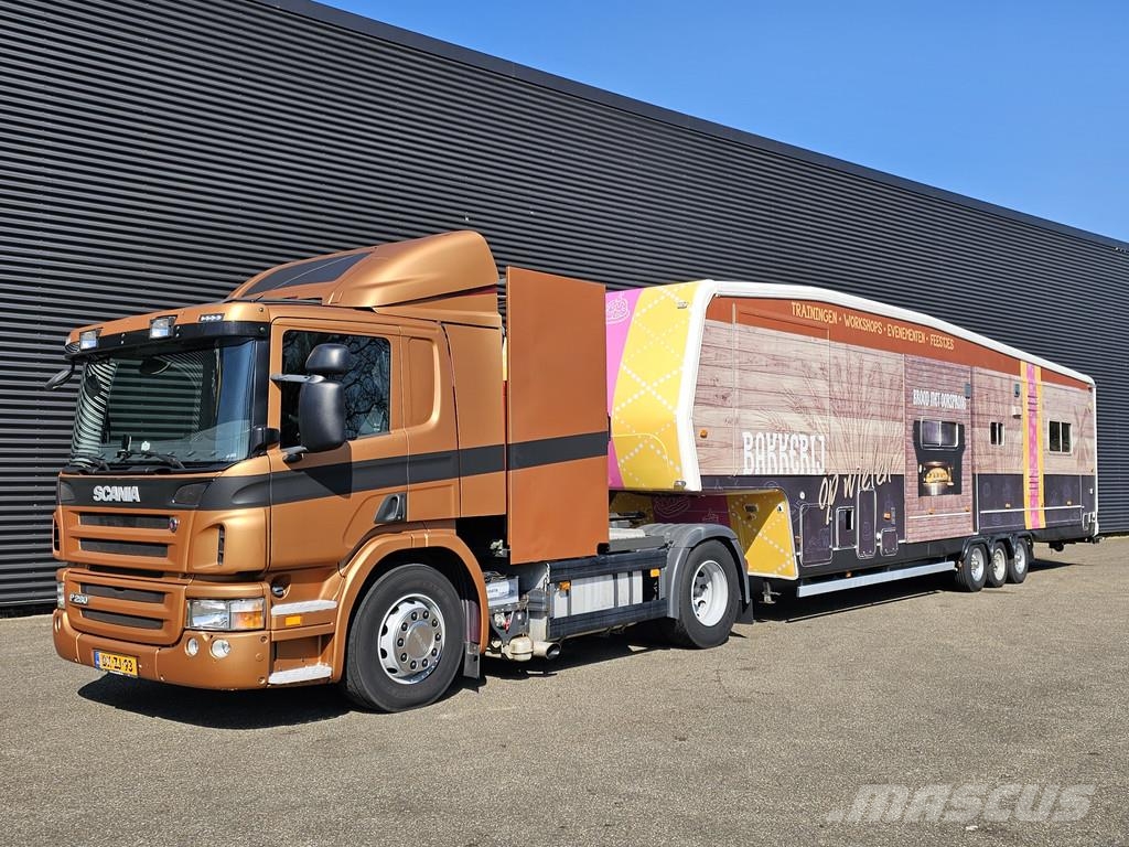 Scania 2 X SLIDE OUT / CAMPER / WOHNMOBIL Други полуремаркета