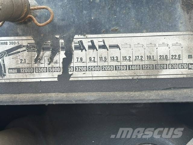 Mercedes-Benz 1644/48 mit Ladekran HIAB 300-5 شاحنات الرافعات