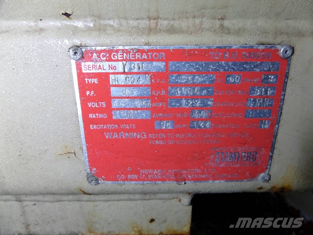 Cummins 550KVA Diesel generatoren
