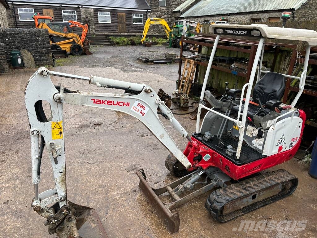 Takeuchi TB 216 Mini ekskavatörler, 7 tona dek