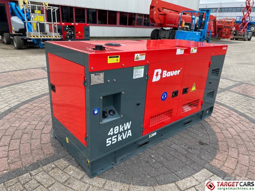 Bauer GFS-40 Diesel 40KW Generator 50KVA 400/230V NEW Diesel Generators