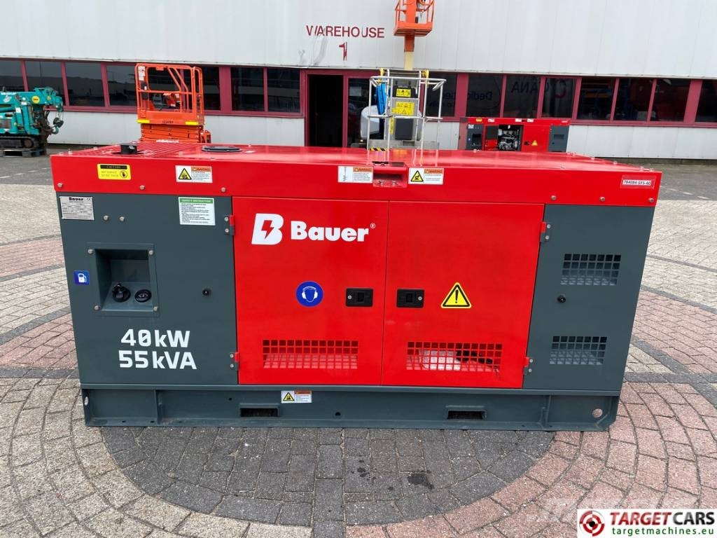 Bauer GFS-40 Diesel 40KW Generator 50KVA 400/230V NEW Diesel Generators