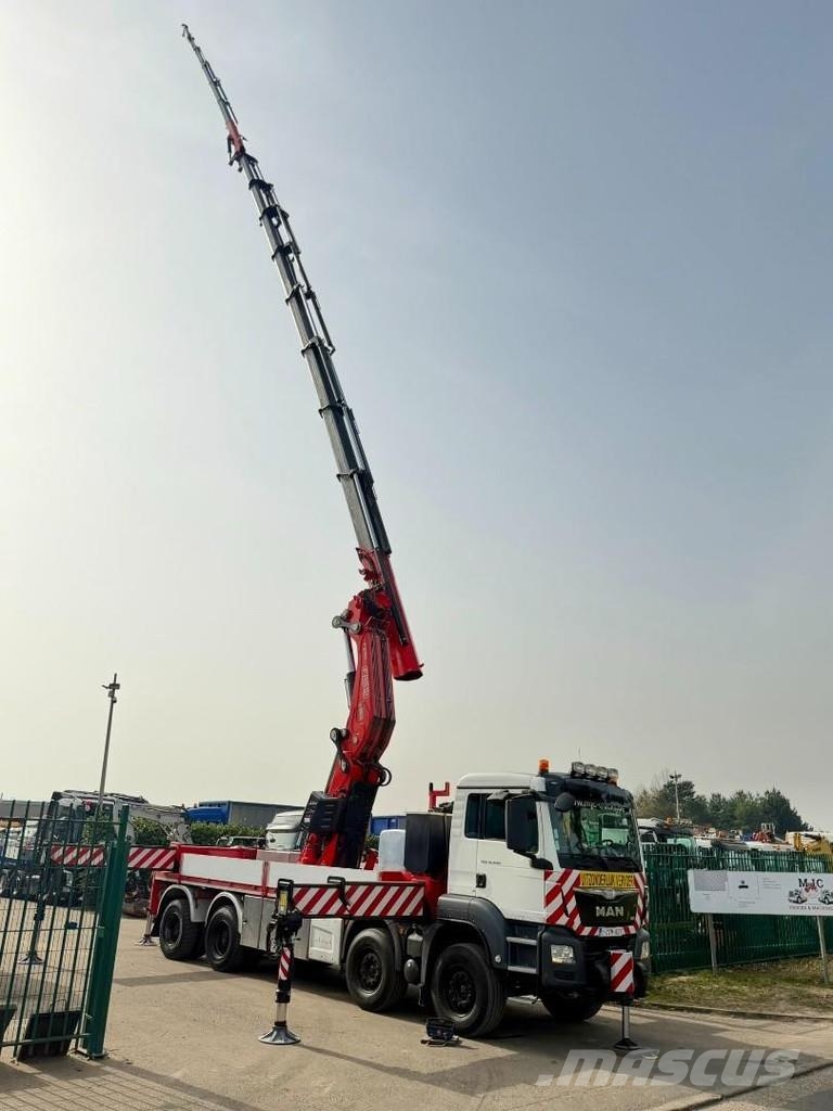 MAN TGS 41.440 8x4 + (45m!) KRAN FASSI F2150 RAL 8+6 F Univerzálne terénne žeriavy