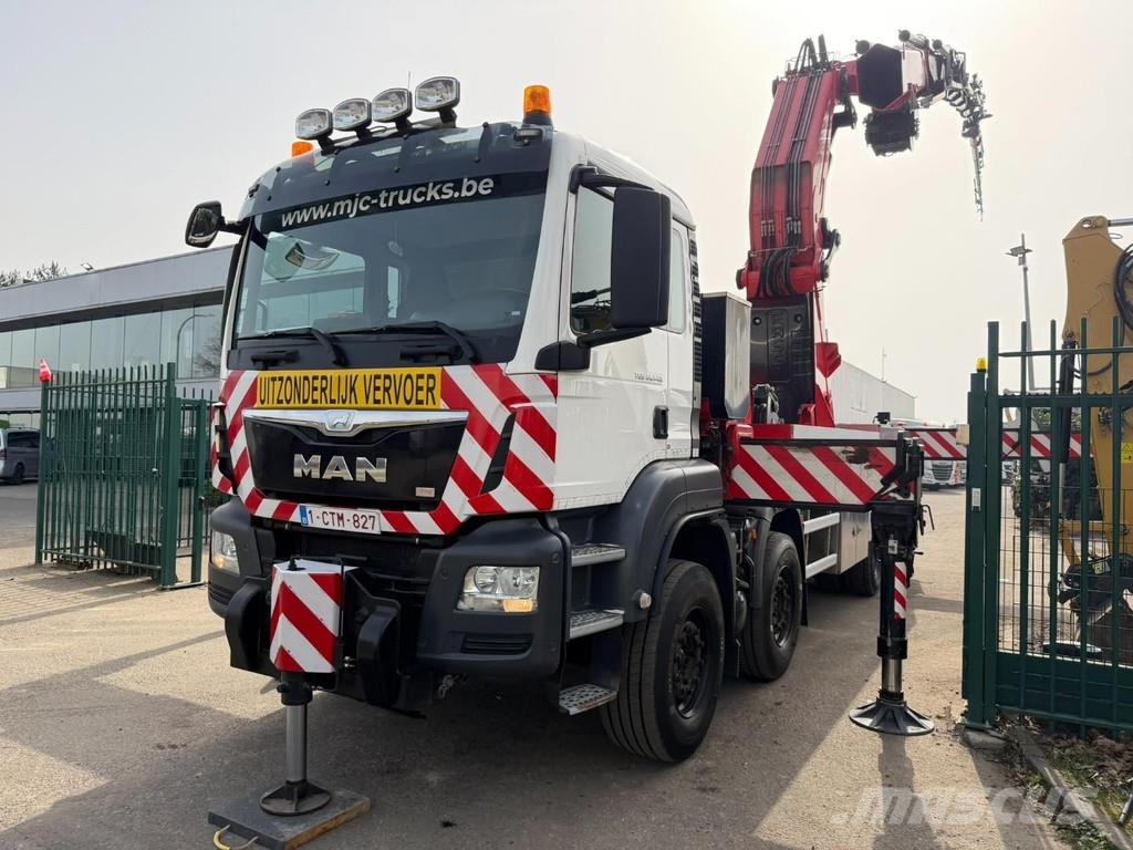 MAN TGS 41.440 8x4 + (45m!) KRAN FASSI F2150 RAL 8+6 F Univerzálne terénne žeriavy