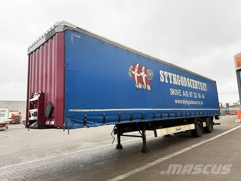 Krone 2 axle City curtain / City-Plane Semirimorchi tautliner