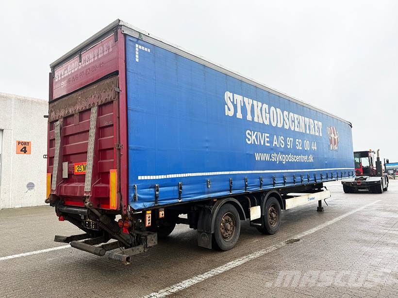 Krone 2 axle City curtain / City-Plane Semirimorchi tautliner