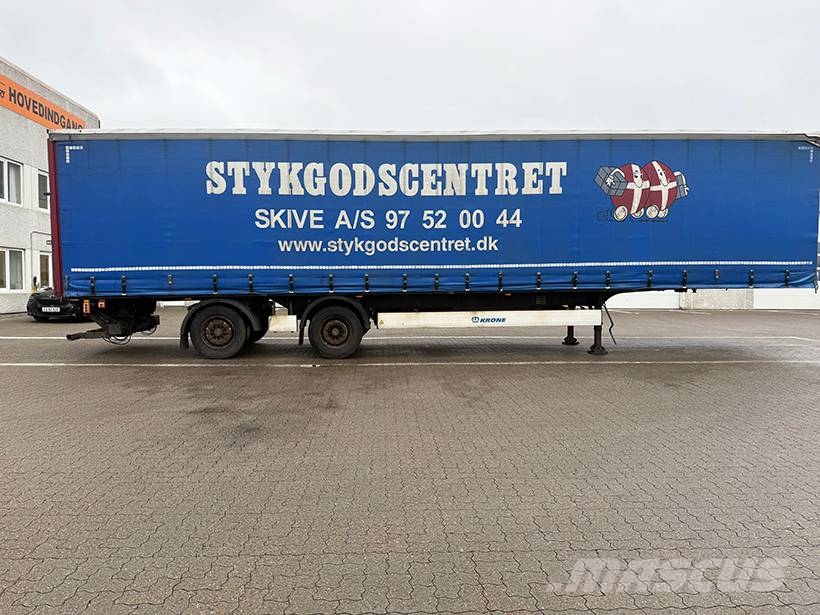 Krone 2 axle City curtain / City-Plane Semirimorchi tautliner