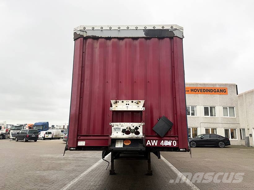 Krone 2 axle City curtain / City-Plane Semirimorchi tautliner