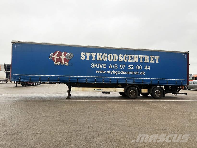 Krone 2 axle City curtain / City-Plane Semirimorchi tautliner