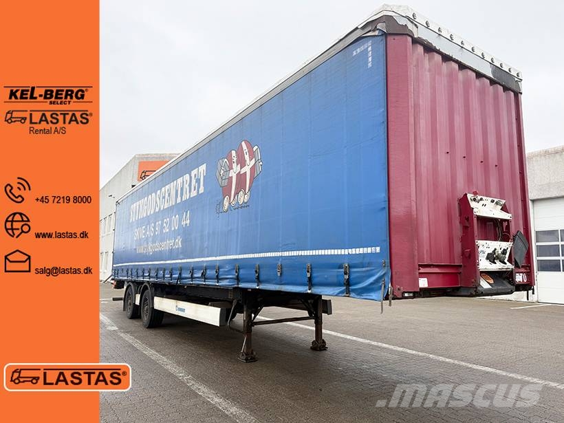 Krone 2 axle City curtain / City-Plane Semirimorchi tautliner