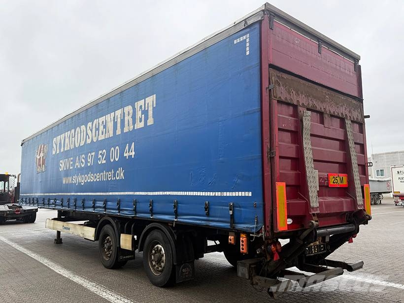 Krone 2 axle City curtain / City-Plane Semirimorchi tautliner
