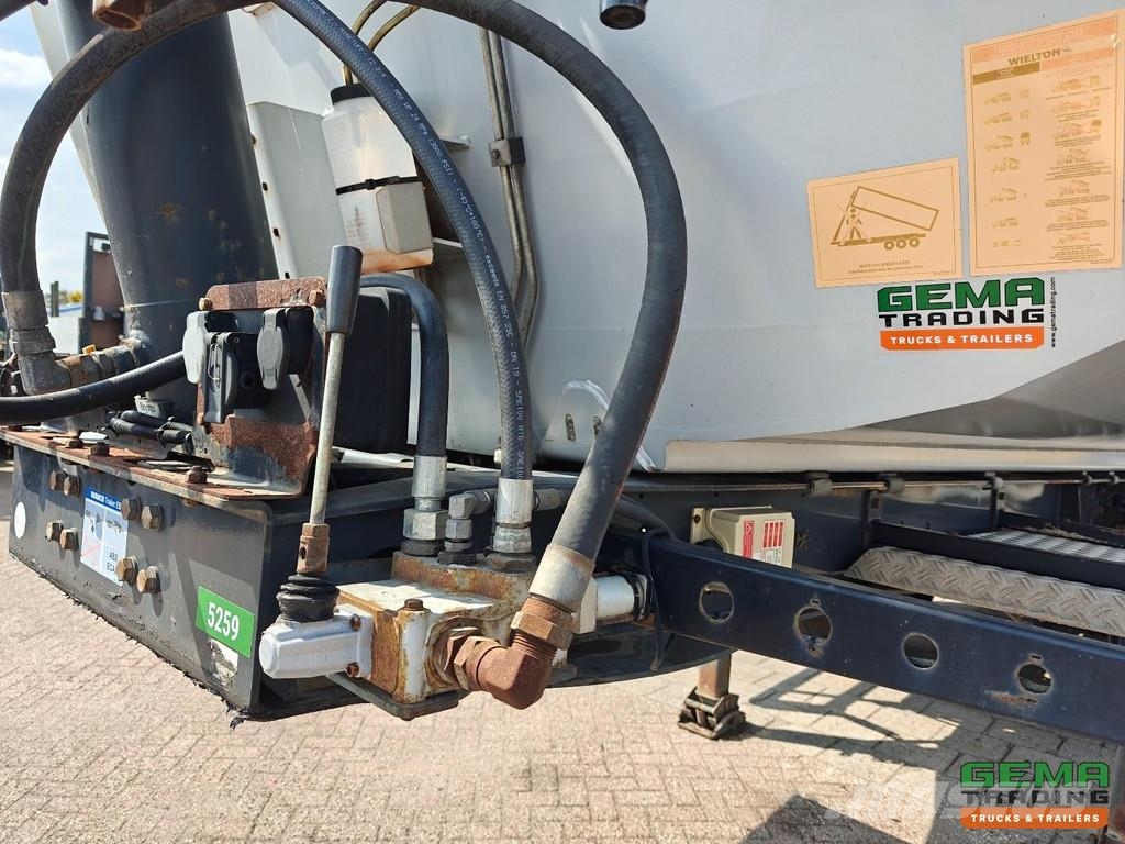 Wielton NW-3 28.3 m³ - Steel/Steel - Hyva Cover Flaps + Re Kiper poluprikolice